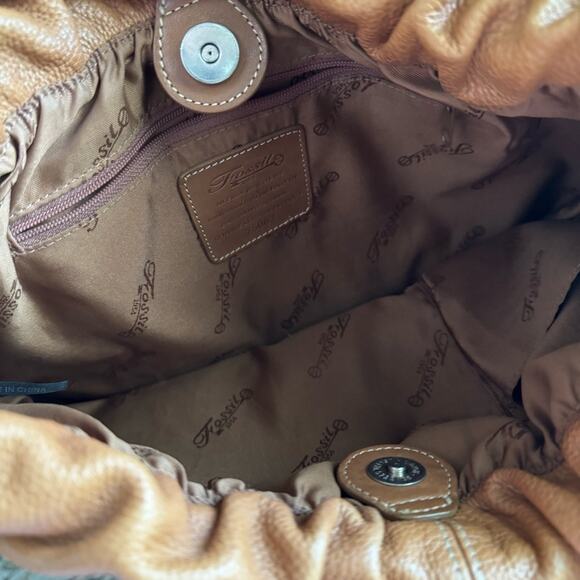 Fossil Leather Keyper Hobo Shoulder Bag - Picture 7 of 8